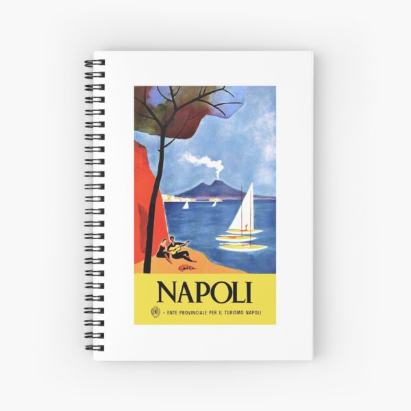 Item preview, 1954 NAPLES Italie Affiche de voyage designed and sold by retrographics.