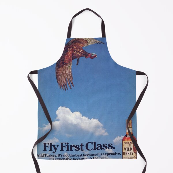 Item preview, Wild Turkey Fly First Class Vintage Ad designed and sold by Daddyo's Hidden Back Patio.
