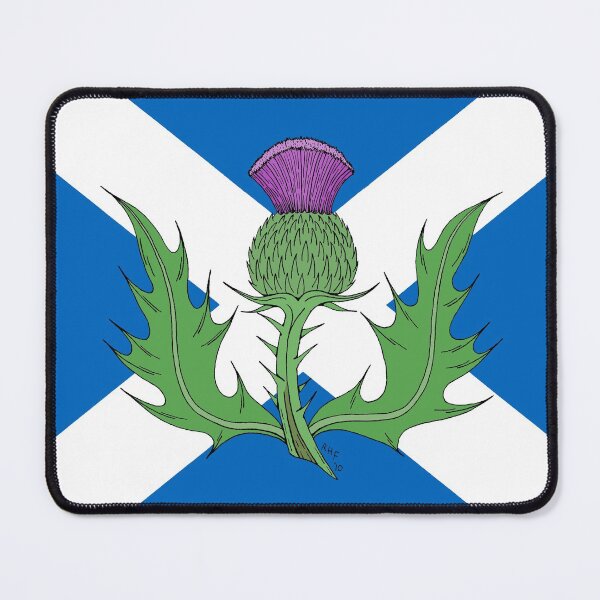 Item preview, Scottish Thistle & Saltire designed and sold by Azure Lion Productions.