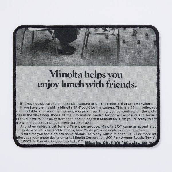 Item preview, Minolta SR-T 101 and 102 Advertisement Lunch with Friends designed and sold by Daddyo's  Hidden Back Patio.