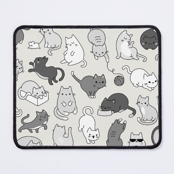 Item preview, Cute Cats Pattern Illustration designed and sold by BluePlanet.