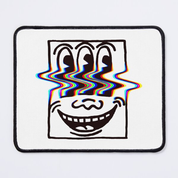 Item preview, Three Eyed Smiling Face Glitch designed and sold by idea-is-king.