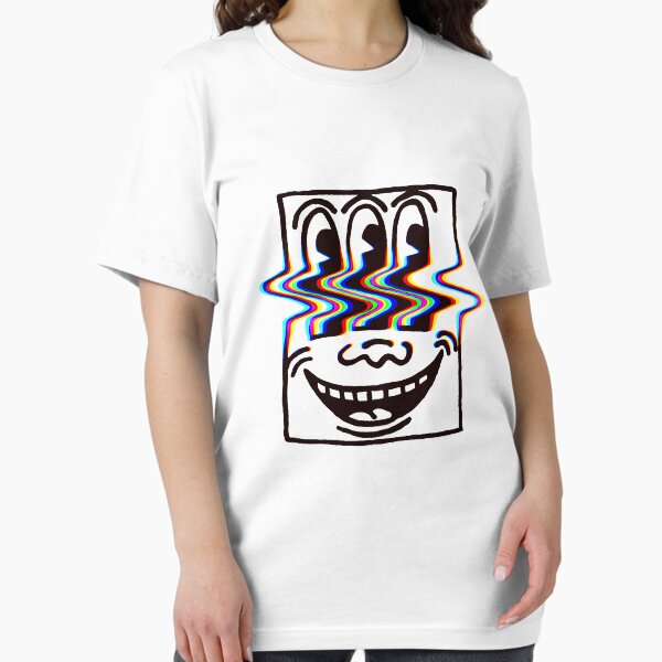 Item preview, Three Eyed Smiling Face Glitch designed and sold by idea-is-king.