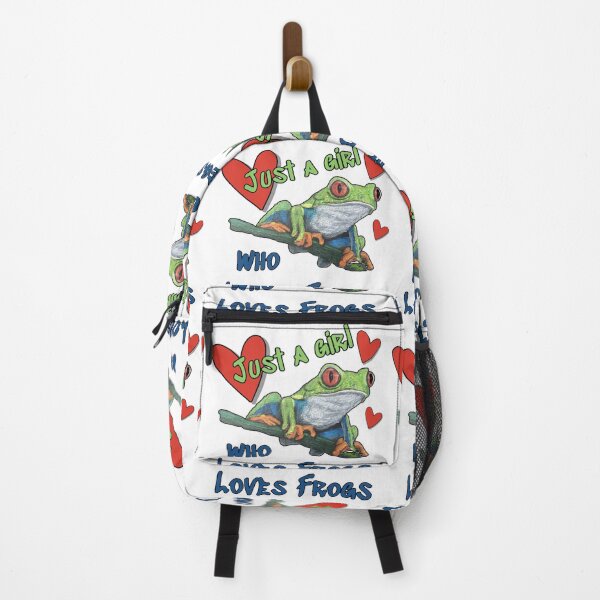 Item preview, Just a girl who loves frogs - funny quote designed and sold by NathBros.
