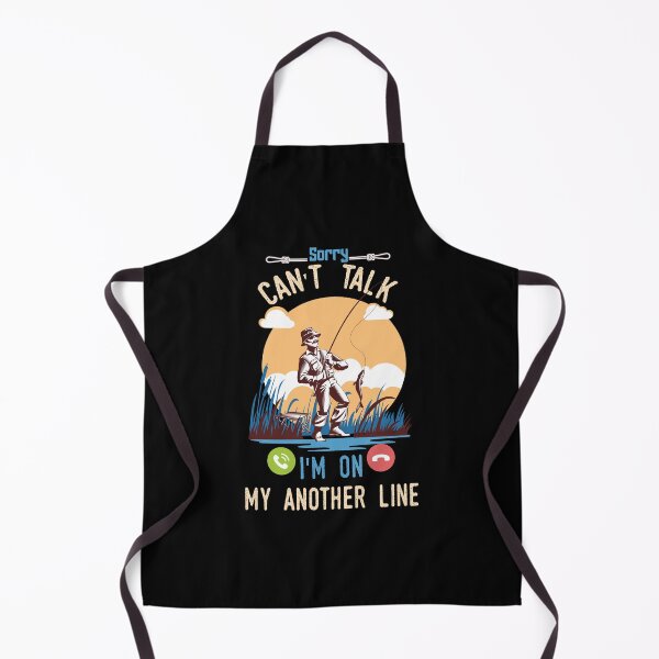 Item preview, SORRY CAN'T TALK I'M ON MY ANOTHER LINE - Funny Gift For Fishing Dad designed and sold by biigshow.