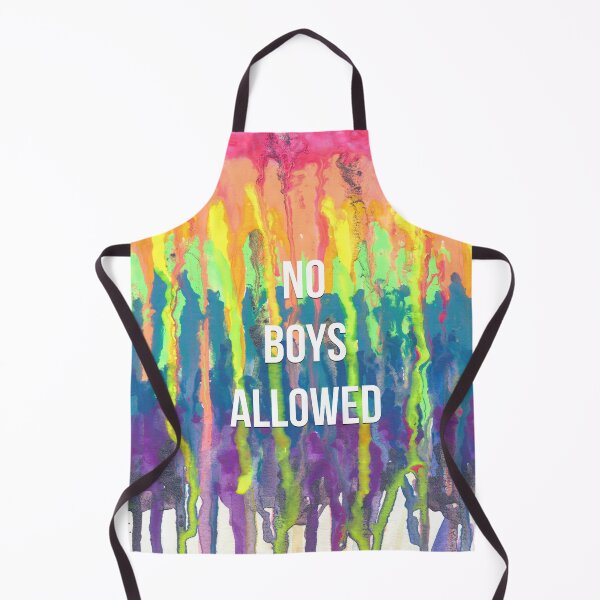 Item preview, No Boys Allowed Rainbow Painting designed and sold by Daydreamer Alley.