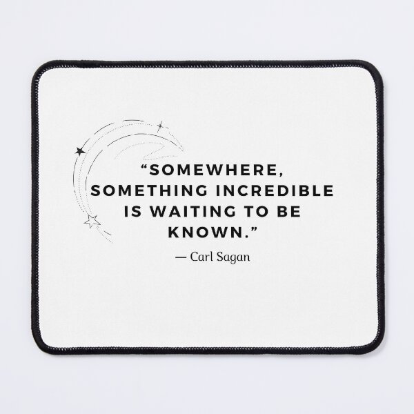 Item preview, Carl Sagan Science Quote designed and sold by STEM-women.