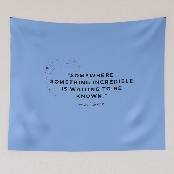 Item preview, Carl Sagan Science Quote designed and sold by STEM-women.