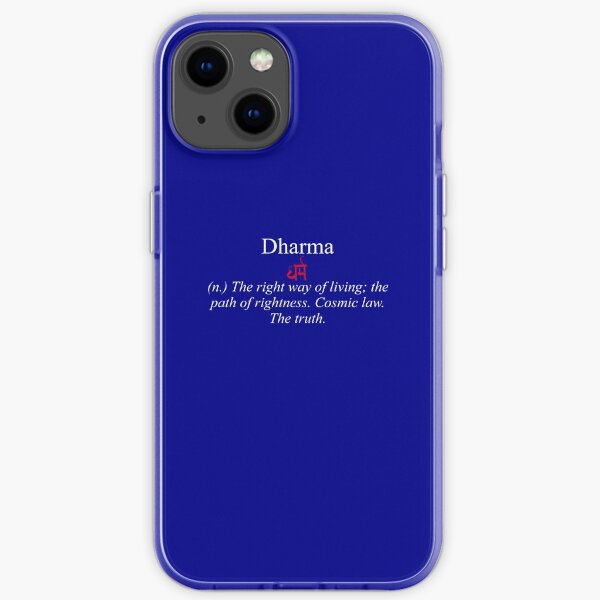 Dharma Hinduism, Jainism, Sikhism, and Buddhist Design iPhone Soft Case