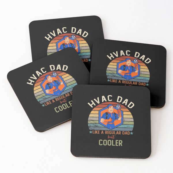Item preview, HVAC DAD Like A Regular Dad But Cooler - Gift Ideas For Mechanic Dad HVAc designed and sold by biigshow.