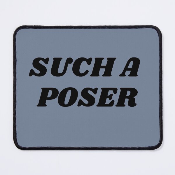 Item preview, Such a Poser Black Font designed and sold by sucinatsangg.