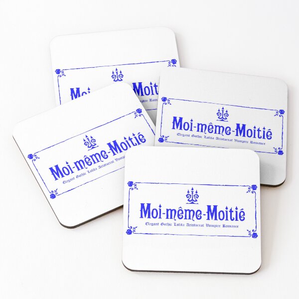 Item preview, moi meme moitie gothic lolita logo label light transparent version designed and sold by cybercults.