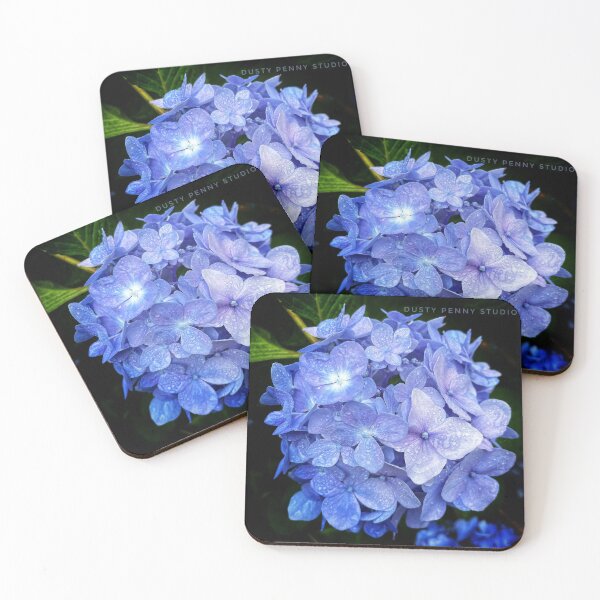 Item preview, Deep Blue Hydrangea After Rain designed and sold by Dusty-Penny.
