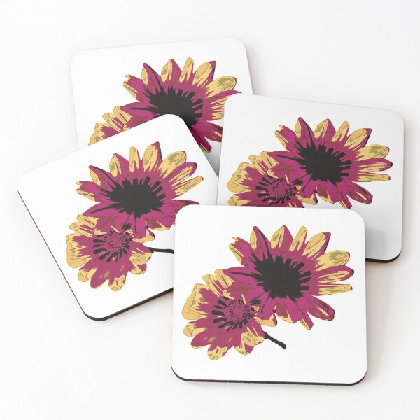 Item preview, Daisy Flowers Pop Art - pink & yellow designed and sold by Trixiloo.