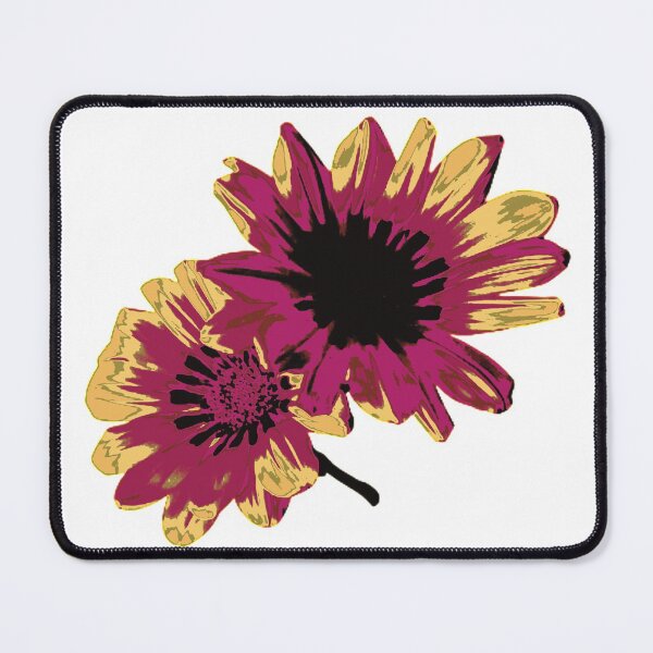 Item preview, Daisy Flowers Pop Art - pink & yellow designed and sold by Trixiloo.