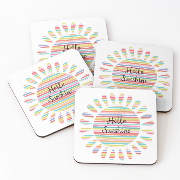 Item preview, Colorful striped yellow sunshine sun  designed and sold by Zendays.