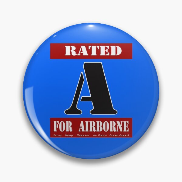 Item preview, Rated A for Airborne designed and sold by Buckwhite.
