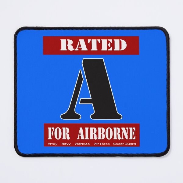 Item preview, Rated A for Airborne designed and sold by Buckwhite.