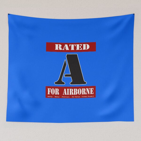 Item preview, Rated A for Airborne designed and sold by Buckwhite.