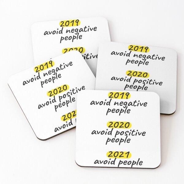 Item preview, 2019 Avoid Negative People 2020 Avoid Positive People 2021 Avoid people designed and sold by tropical_dream.