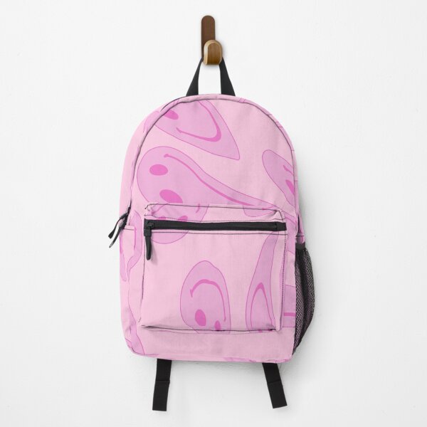 Item preview, Pink Retro Liquid Swirl Smile Face designed and sold by ind3finite.