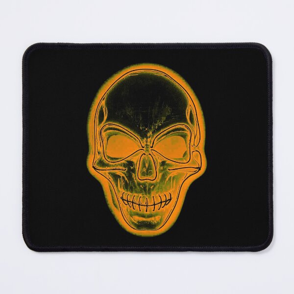 Item preview, Glowing Orange Halloween Skull designed and sold by freeArt10.