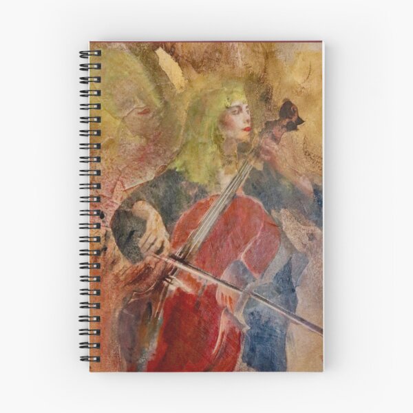 Item preview, Cellist in Watercolor and Mixed Media designed and sold by Marianne Madson.