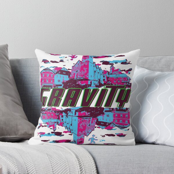 Item preview, The pink and blue city in Graviton. designed and sold by chicandcomfy333.