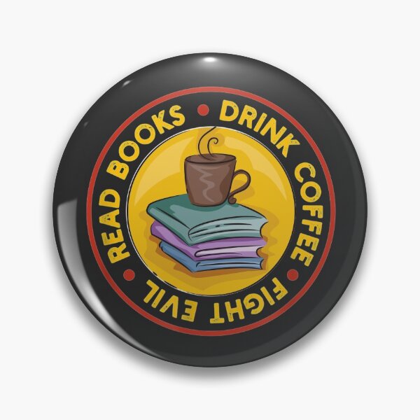Item preview, Read books Drink coffee Fight evil designed and sold by SweetbeStore.