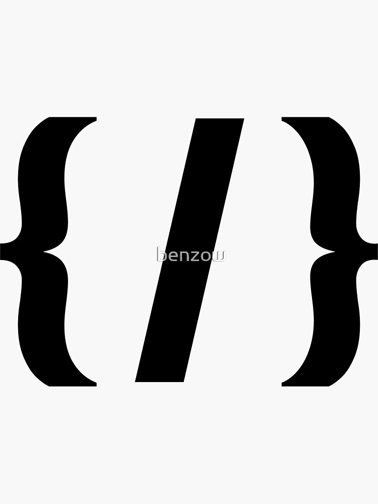"Curly Brackets, programming dev fans. it's all in the brackets
