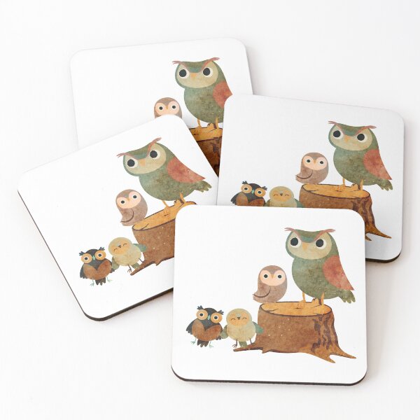 Item preview, Cute Watercolor Owls designed and sold by PinkPerfect.