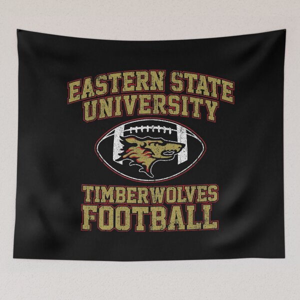 Item preview, Eastern State University Timberwolves Football designed and sold by huckblade.