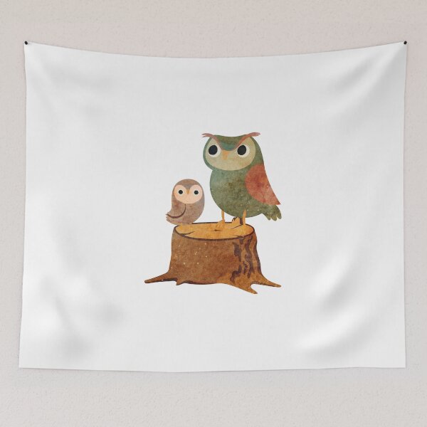 Item preview, Cute Watercolor Owls designed and sold by PinkPerfect.