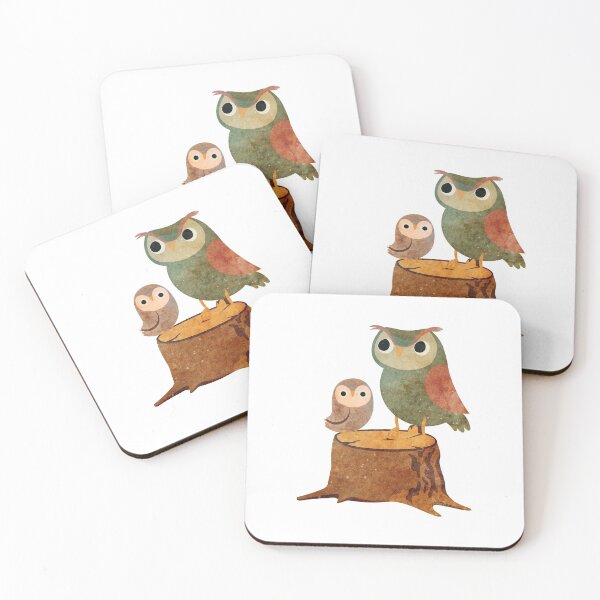 Item preview, Cute Watercolor Owls designed and sold by PinkPerfect.