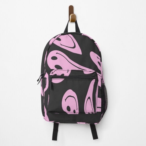 Item preview, Pink Retro Liquid Swirl Smile Face designed and sold by ind3finite.