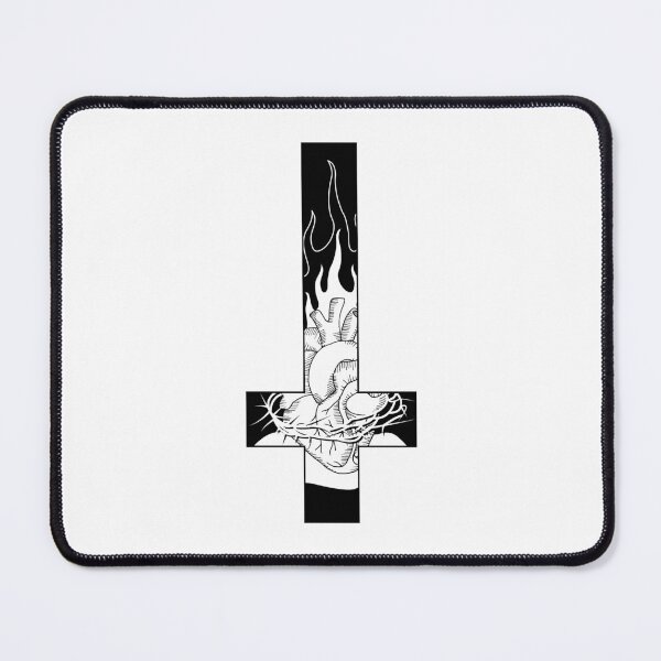 Item preview, Inverted Cross - Sacred Heart designed and sold by Gumless.