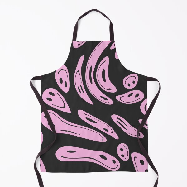 Item preview, Pink Retro Liquid Swirl Smile Face designed and sold by ind3finite.