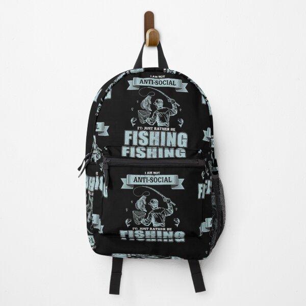 Item preview, I Am Not Antisocial I'd Just Rather Be Fishing designed and sold by Zurickdesigns.