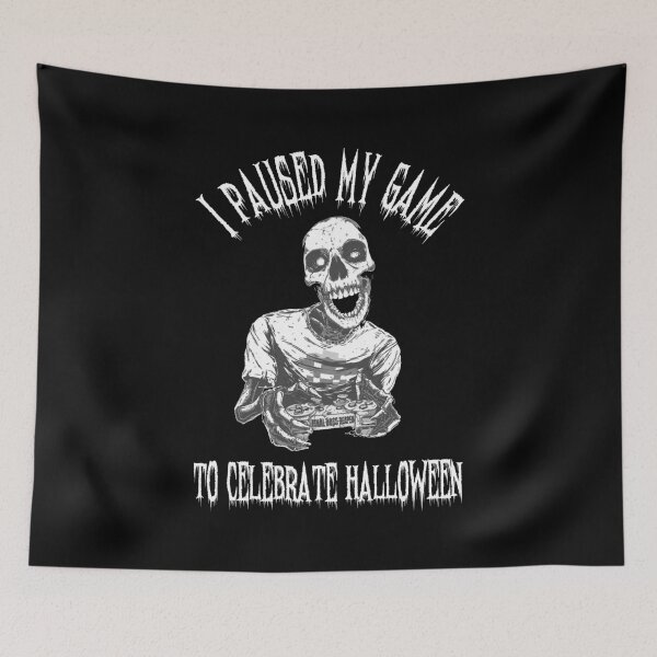 Item preview, I Paused My Game To Celebrate Halloween designed and sold by paulocampos.