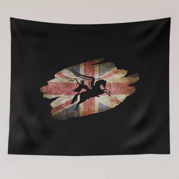 Item preview, Parachute regiment Pegasus on Union Jack  designed and sold by PinnockDesigns.