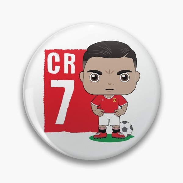Item preview, Cartoon Ronaldo CR 7 football soccer design designed and sold by essjaydesigns.