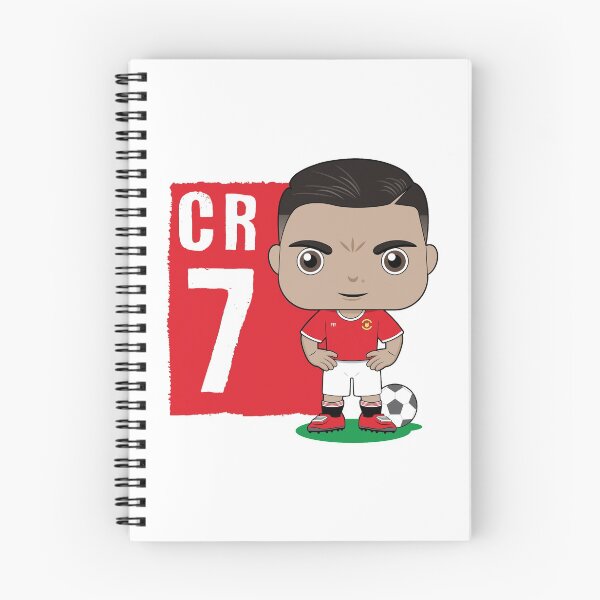 Item preview, Diseño de fútbol de fútbol de dibujos animados Ronaldo CR 7 designed and sold by essjaydesigns.