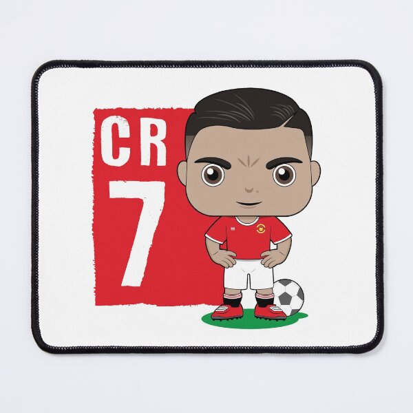 Item preview, Cartoon Ronaldo CR 7 football soccer design designed and sold by essjaydesigns.