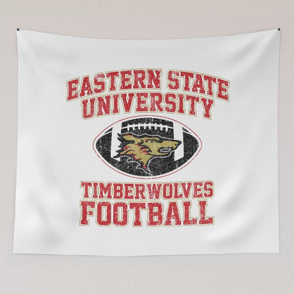 Item preview, Eastern State University Timberwolves Football (Variant) designed and sold by huckblade.
