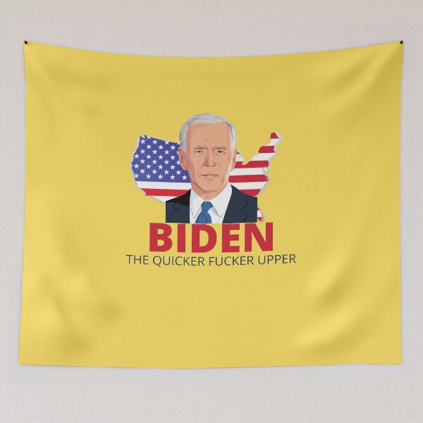 Item preview, biden the quicker fucker upper designed and sold by ray-of-desing.