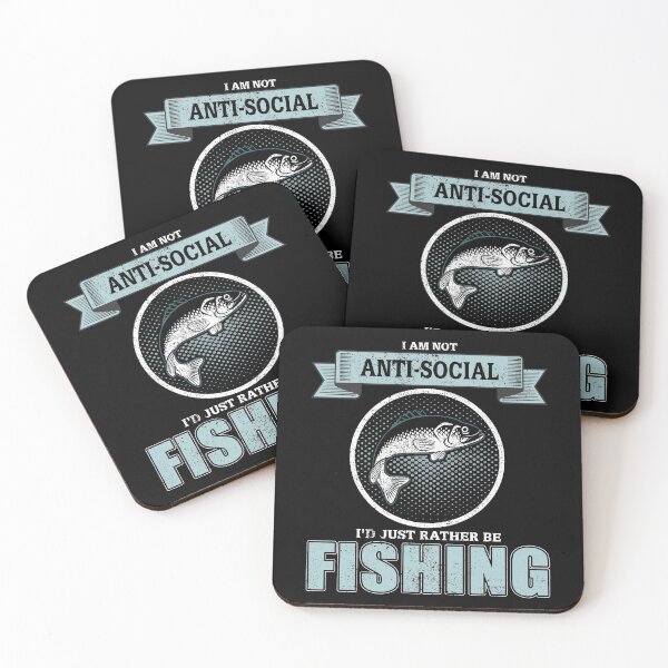 Item preview, I Am Not Antisocial I'd Just Rather Be Fishing  designed and sold by Zurickdesigns.