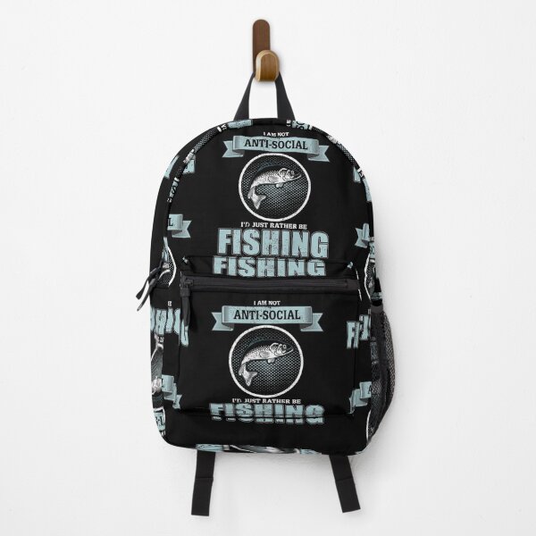 Item preview, I Am Not Antisocial I'd Just Rather Be Fishing designed and sold by Zurickdesigns.