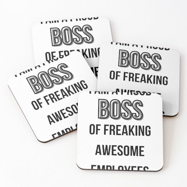Item preview, I Am A Proud Boss Of Freaking Awesome Employees designed and sold by sucinatsangg.