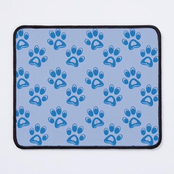 Item preview, Dog blue paw prints pattern designed and sold by iCraftCafe.