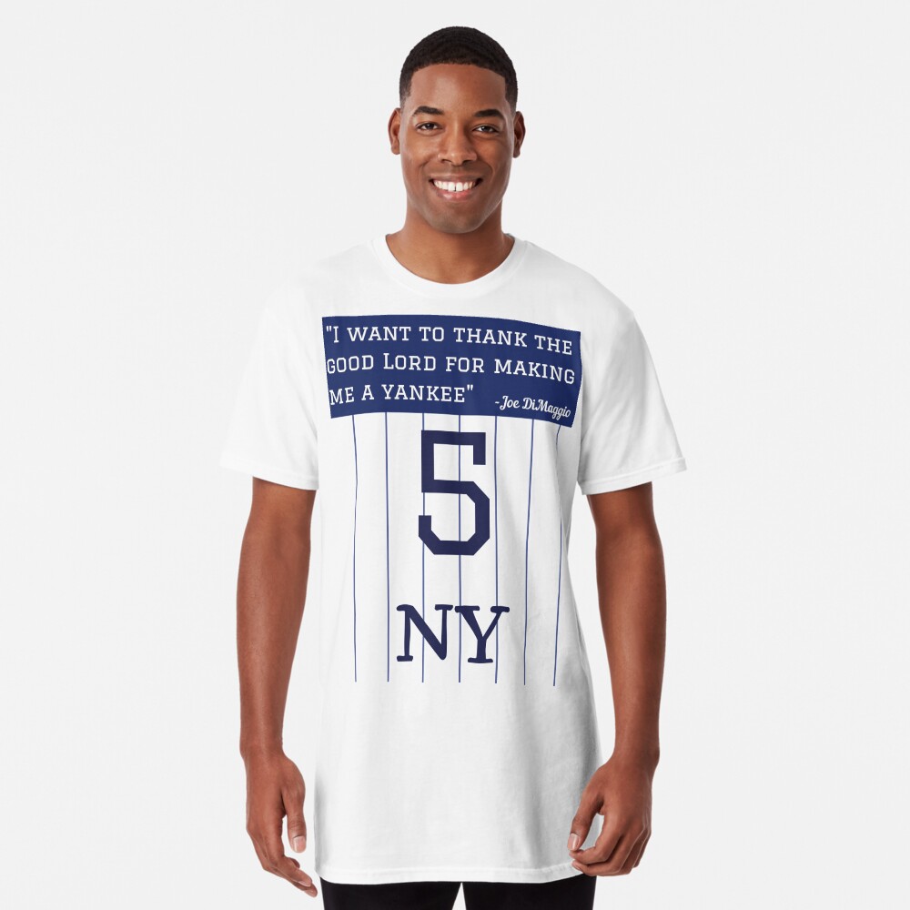 Joe DiMaggio '5' Yankees Vintage 'Thank You Lord' Essential T-Shirt for  Sale by builtbyher